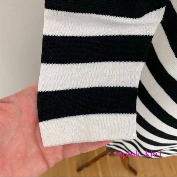 🆑 Area Stars Crewneck Racer Stripe Sweater Dress - Picture 7 of 14